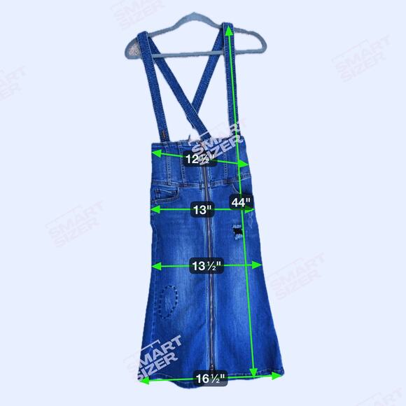 Miss Sixty Vintage Y2K Denim Overall Skirt Low Rise Zipper Patchwork Small Retro - Picture 11 of 12